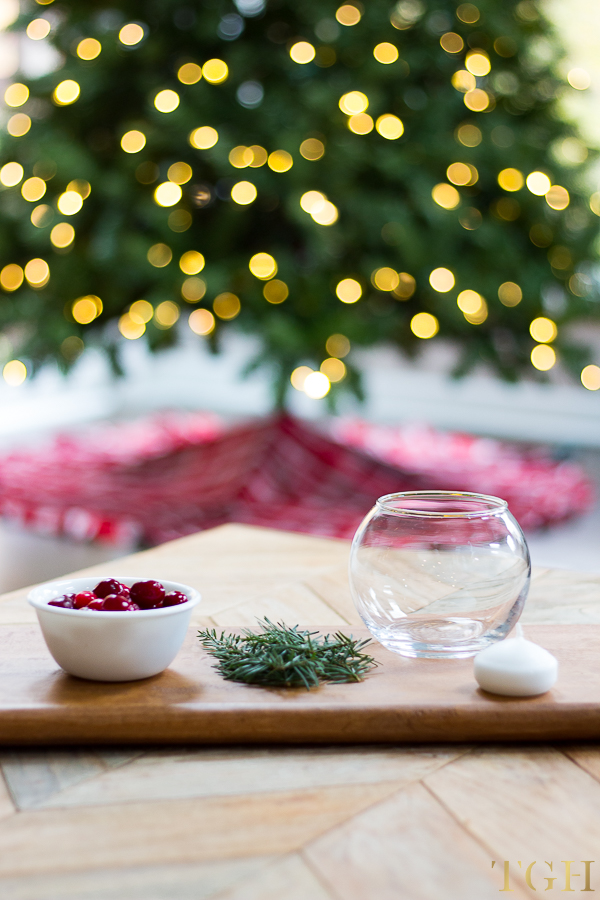 DIY Holiday Floating Candles - The Greenspring Home