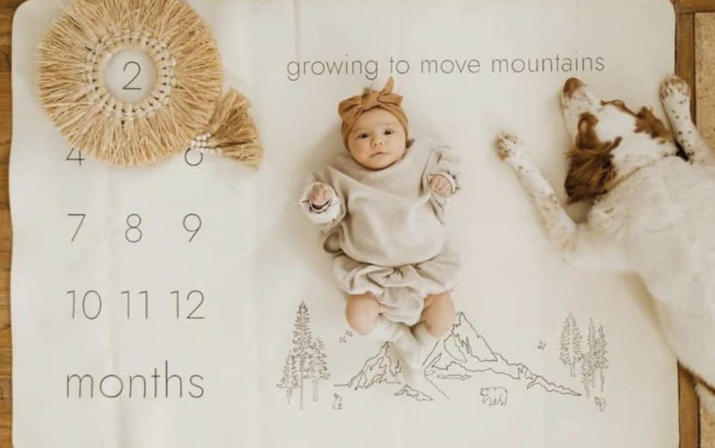 baby milestone mat