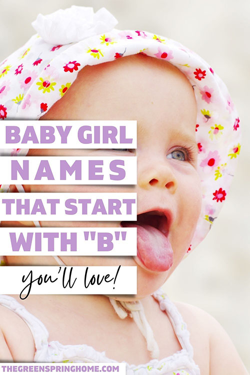 baby girl B names