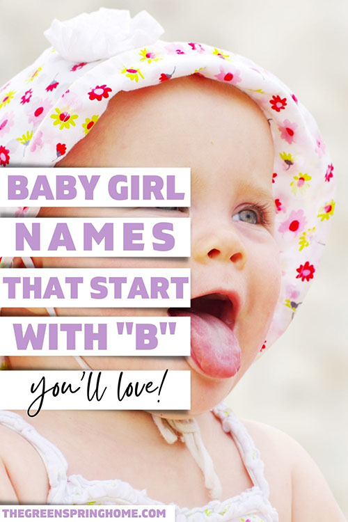 10 Beautiful Baby Girl Names Beginning With The Letter B - everymum