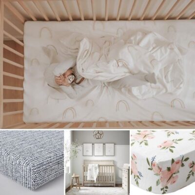 Breathable baby crib sheets