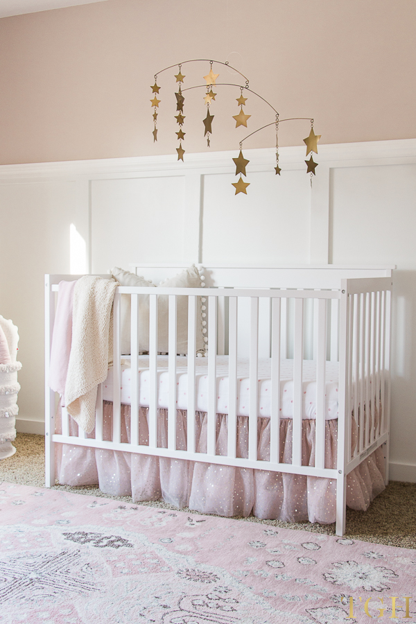 Pink and Gold Baby Room Decor