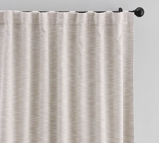 Kayla Rainbow Stripe Cotton Blackout Curtain