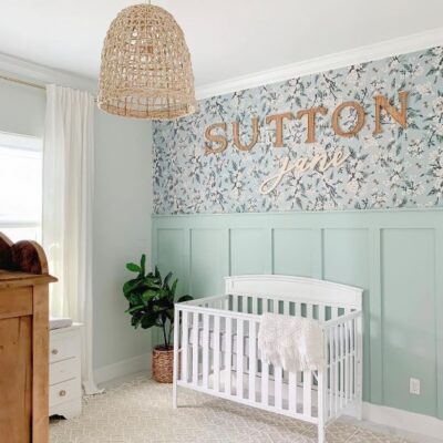 21 Nursery Accent Wall Ideas You'll Love - The Greenspring Home