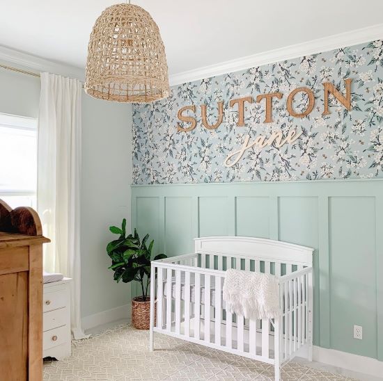 accent wall nursery