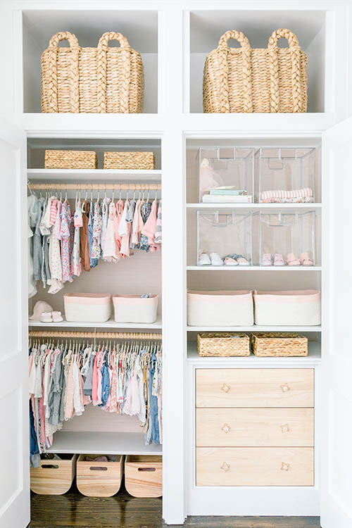 AFFORDABLE NURSERY CLOSET SYSTEM - Red White & Denim