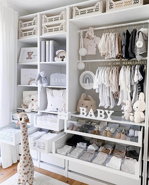 Baby 2025 wardrobe storage