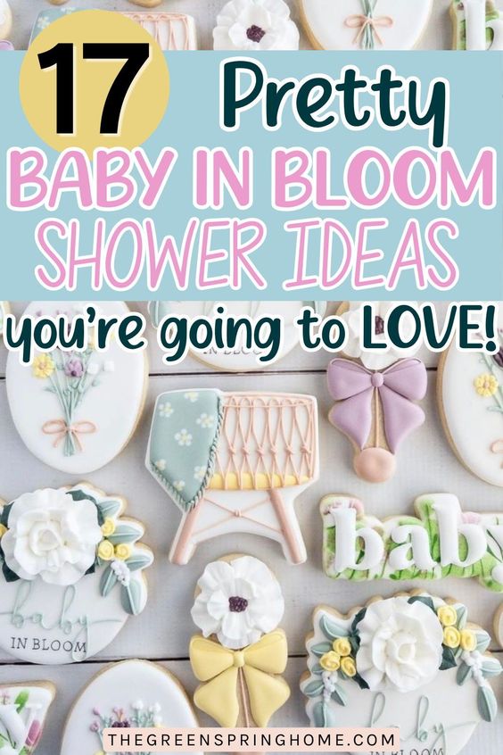 baby in bloom baby shower ideas