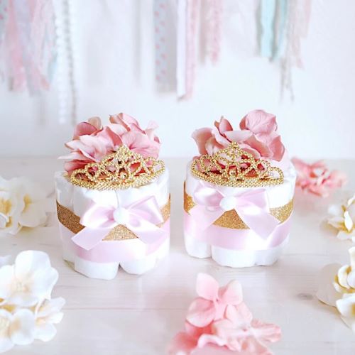 Easy baby shower store centerpieces for girl