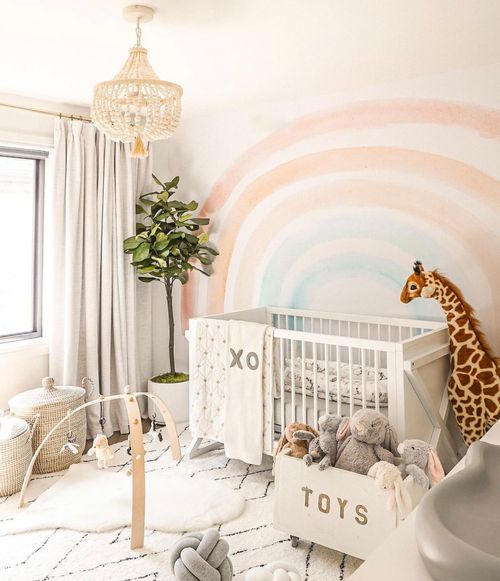 Nursery in parents outlet bedroom ideas