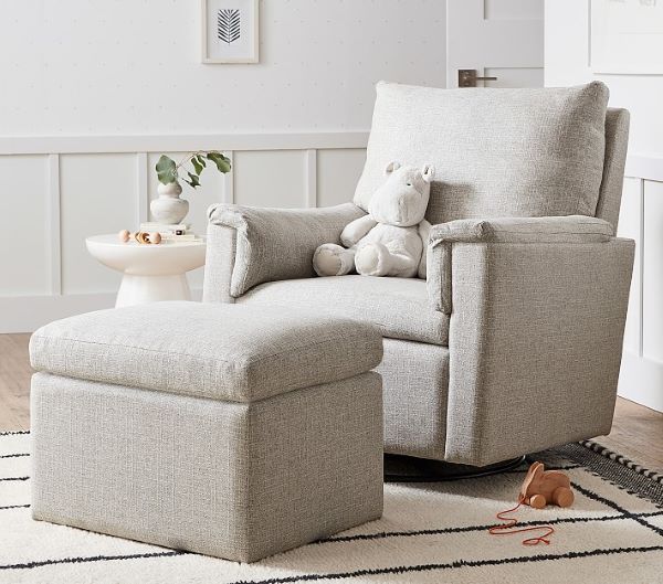 Paxton glider and outlet ottoman