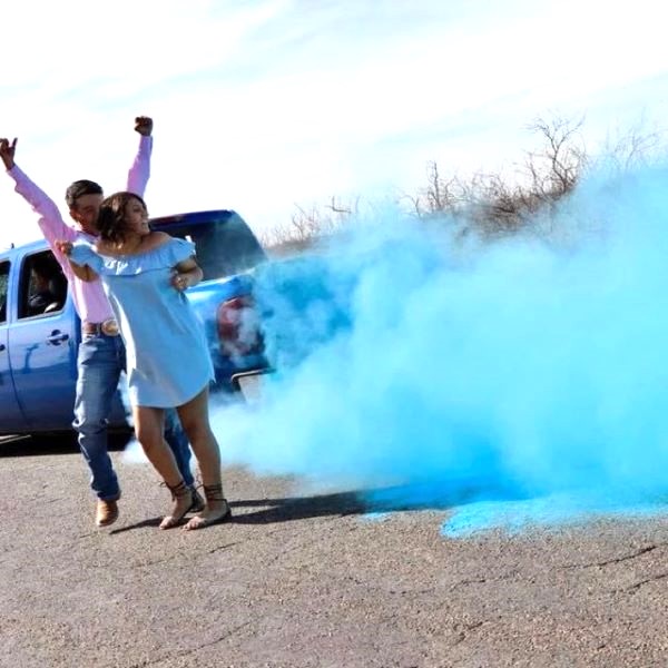 car burnout gender reveal