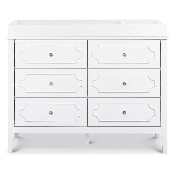 35.4”L x 19.5”W x 30.9”H Nursery Homsee Nursery Storage Dresser Chest with 3 Drawers & Changing Table Top for Bedroom Grey 