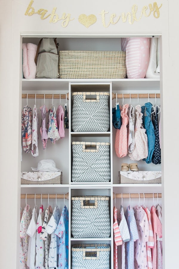 nursery in a closet