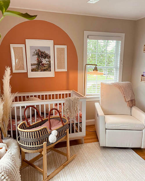 Earth tone nursery ideas