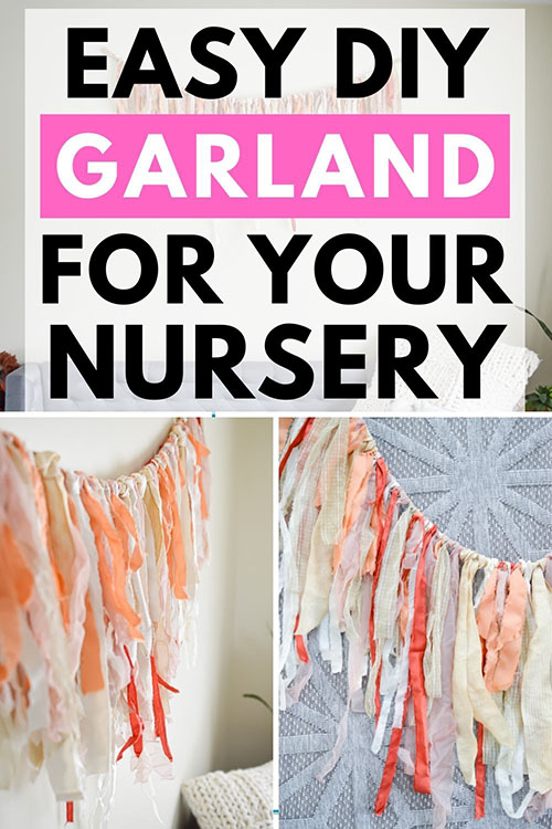 easy nursery garland diy project