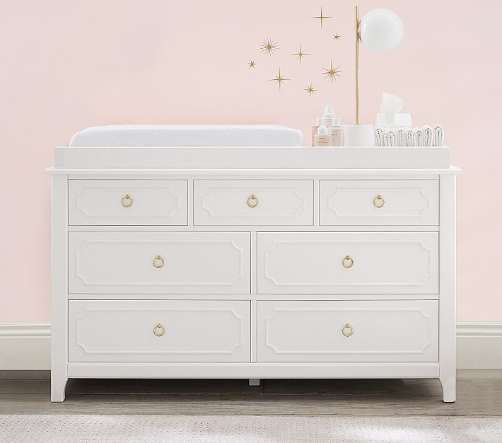 Use dresser as outlet changing table