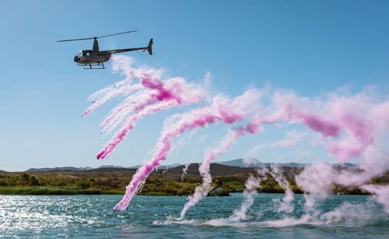 gender reveal helicopter