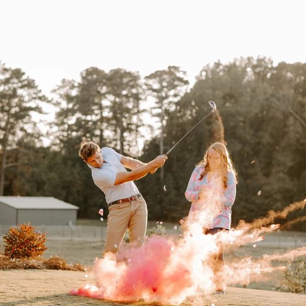 golf gender reveal