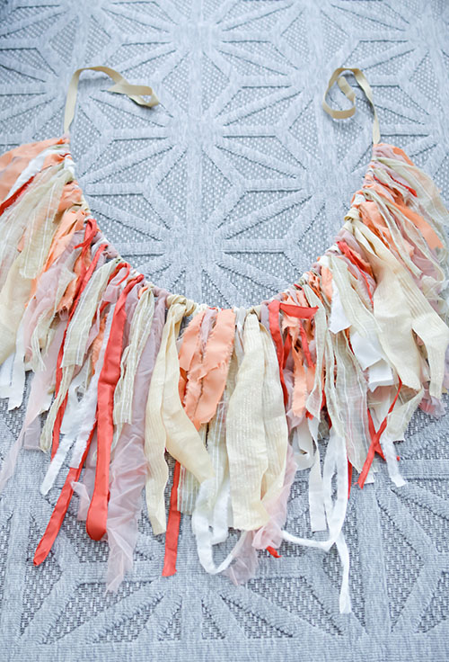 how to make fabric garlands