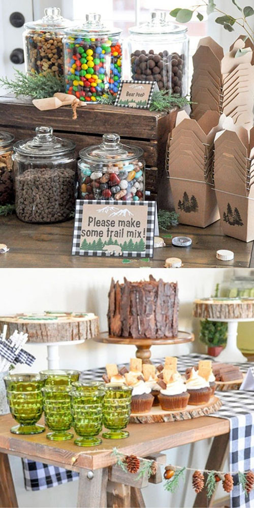 little lumberjack baby shower theme