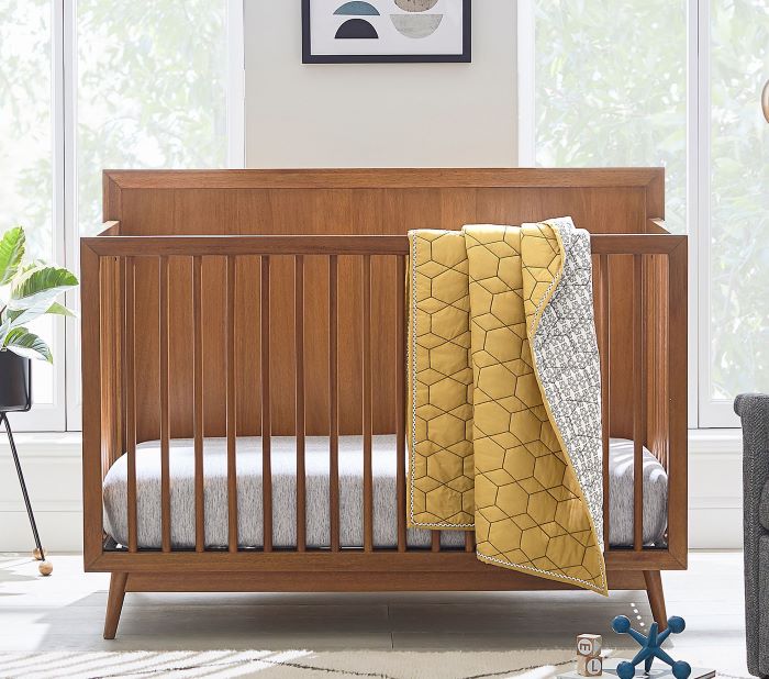 mid century modern crib