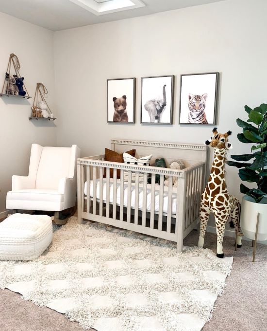 modern baby room