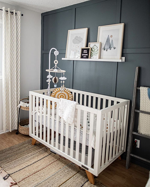 Functional Nursery Decor, Open Corner, Simple Baby Room Ideas