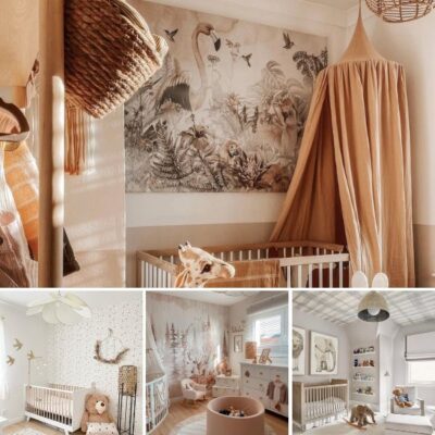 25+ Dreamy Nursery Wall Decoration Ideas