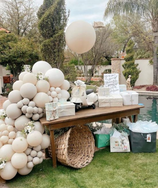 outdoor baby shower ideas