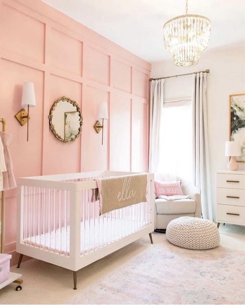 10 Pretty Pink Baby Girl Room Ideas - The Greenspring Home