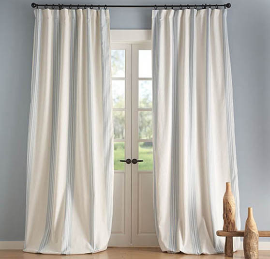 polyester curtains with blackout lining