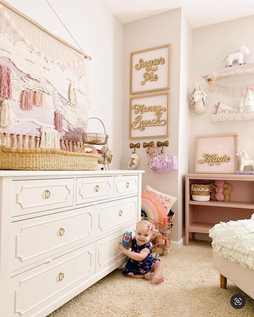 Rose gold outlet baby room ideas