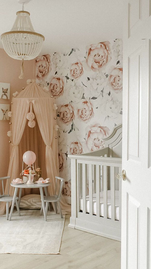 small nursery chandelier