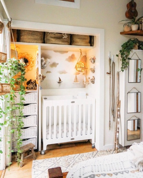 pretty closet nursery