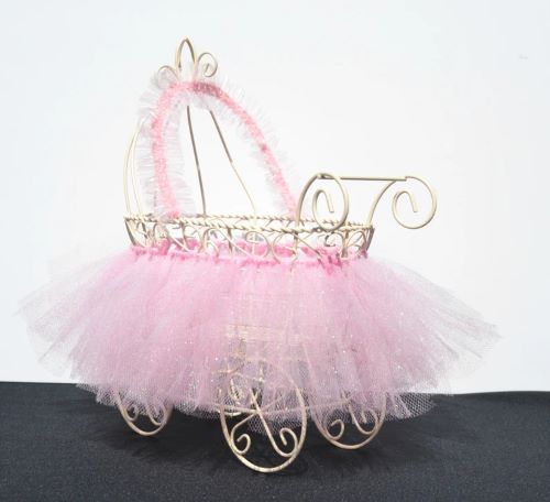 princess carriage baby shower centerpiece
