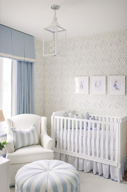 Light blue baby on sale room