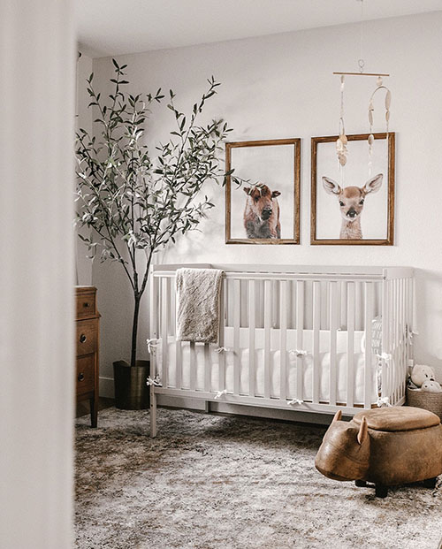 neutral baby nursery ideas green