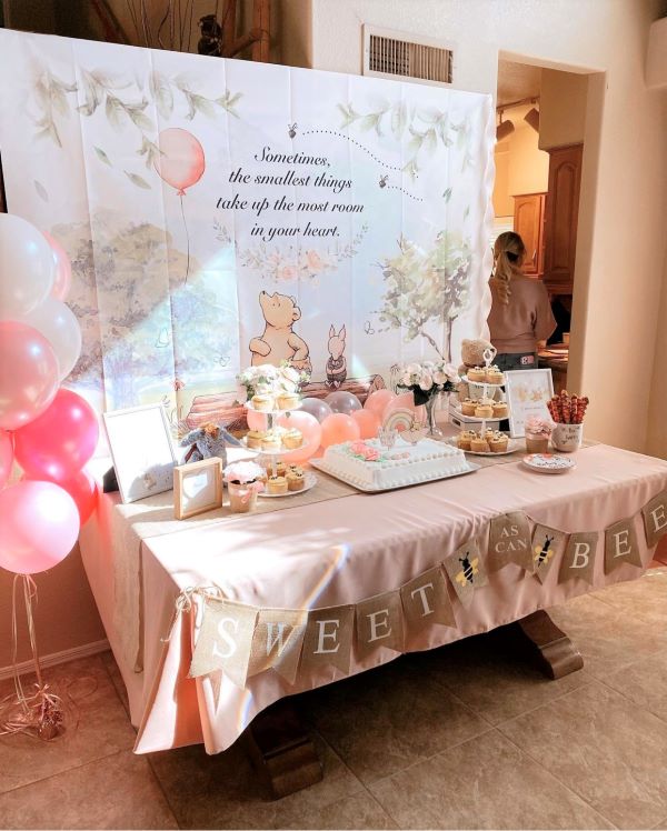 winnie the pooh baby shower decorations