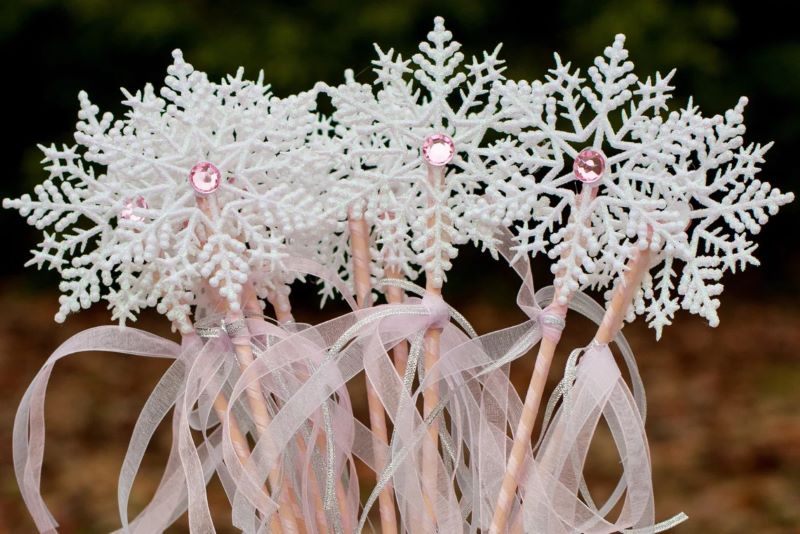 winter baby shower centerpiece idea