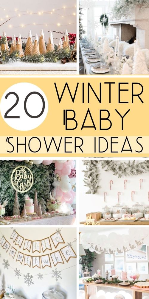 winter baby shower ideas