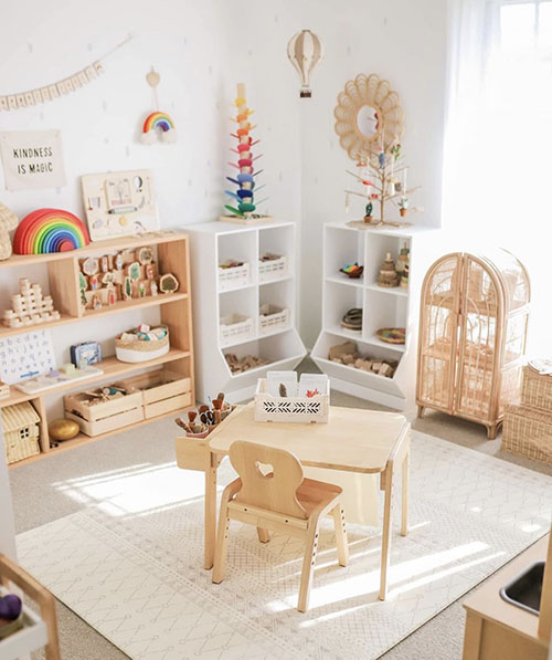 wood crates for organizing your kids toys