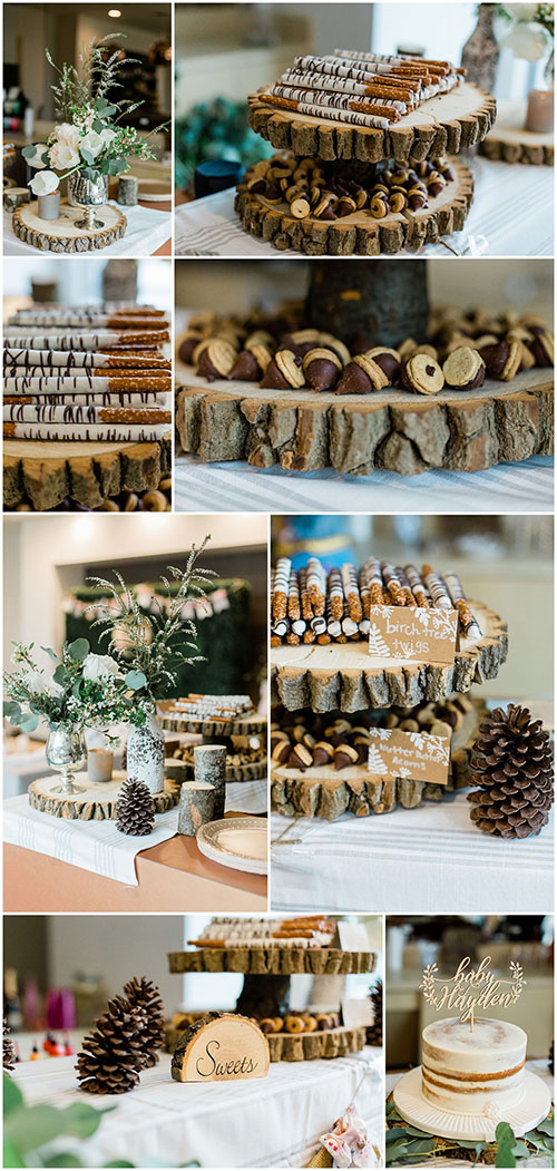 woodland fall baby shower theme